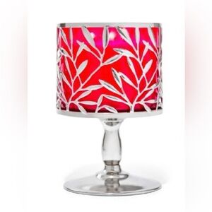 NWT BBW Vine Leaf Pedestal 3-Wick Candle Holder bath and body works